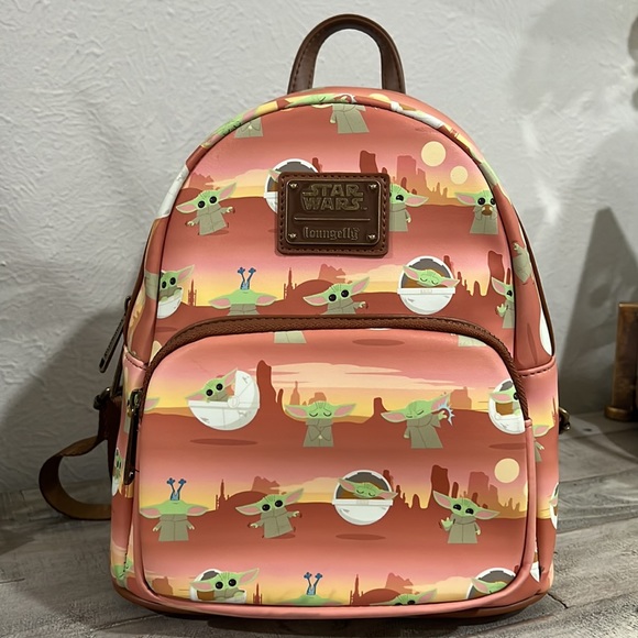 Loungefly Bags Loungefly Star Wars Baby Yoda Loungefly Backpack